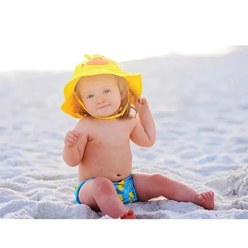 Zoocchini Baby Swim Diaper & Sun Hat Set Duck