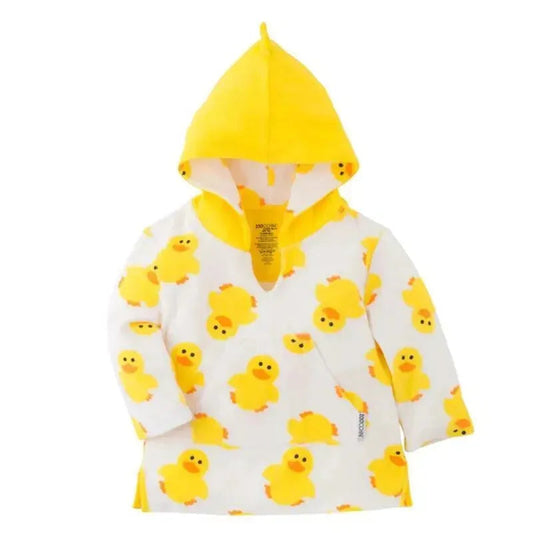 Zoocchini - Baby Terry Swim Coverup UPF50+, Duck